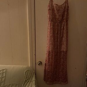 Ocean Drive Pink Floral Maxi Dress